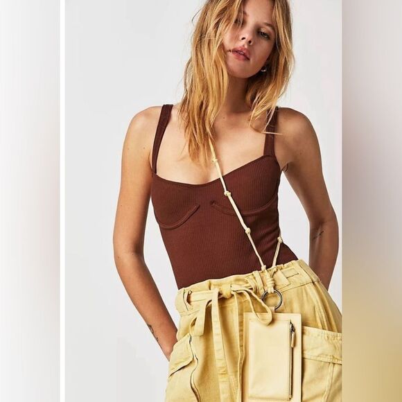 New WE THE FREE PEOPLE Distressed Leather Rider Crossbody Handmade NWT $58 - Picture 1 of 7